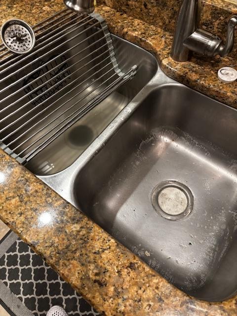 The kitchen sink was clogged with what I assume were fish guts.  the smell was intense and I like fishing.