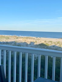 View from top deck