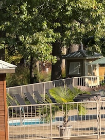 View from room of pool