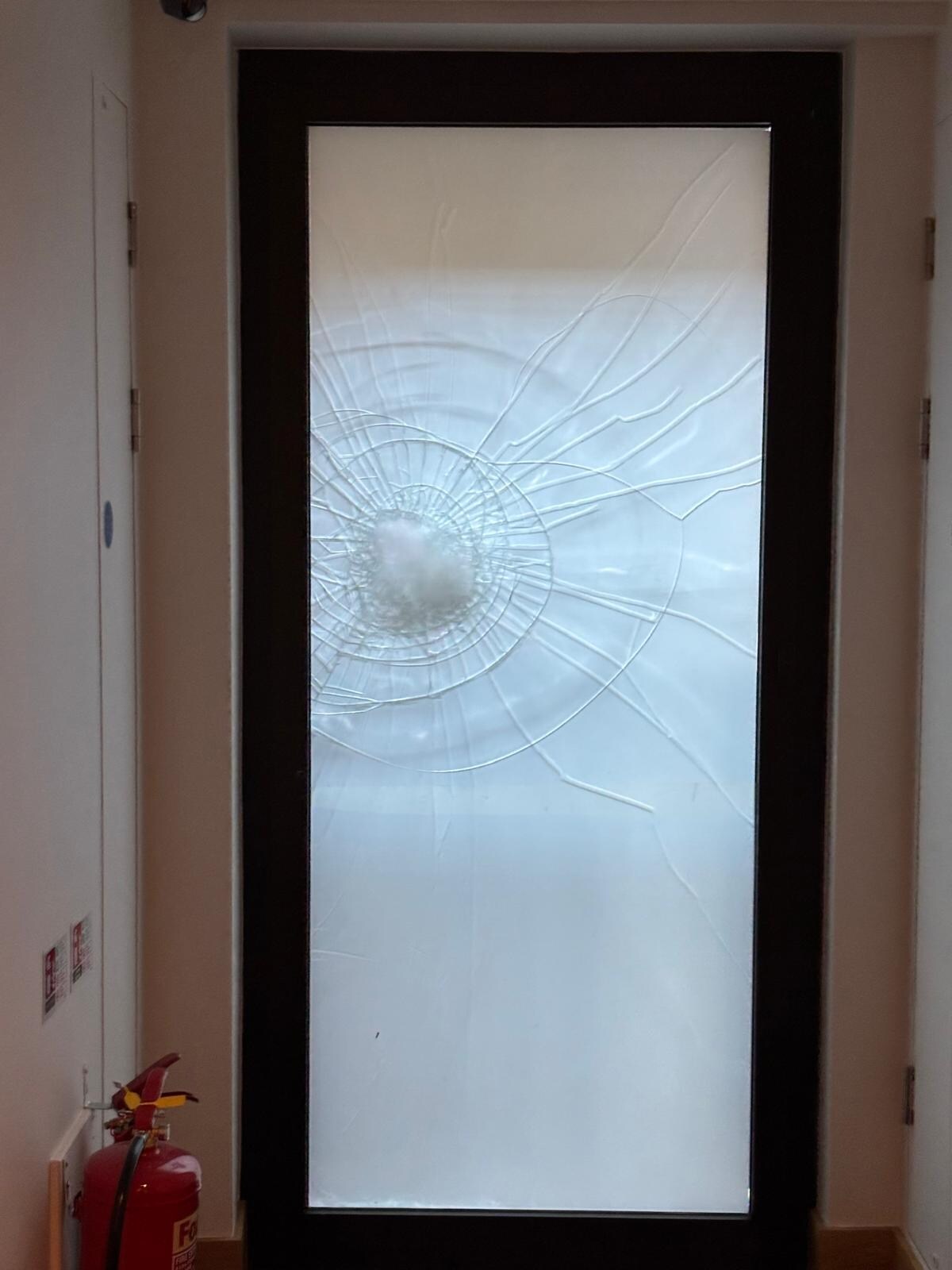 Door outside Tower Suite Apartment 