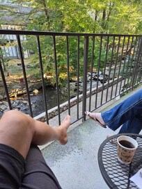 The most relaxing deck views and sounds.