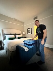 Bed was very comfortable and room was lovely