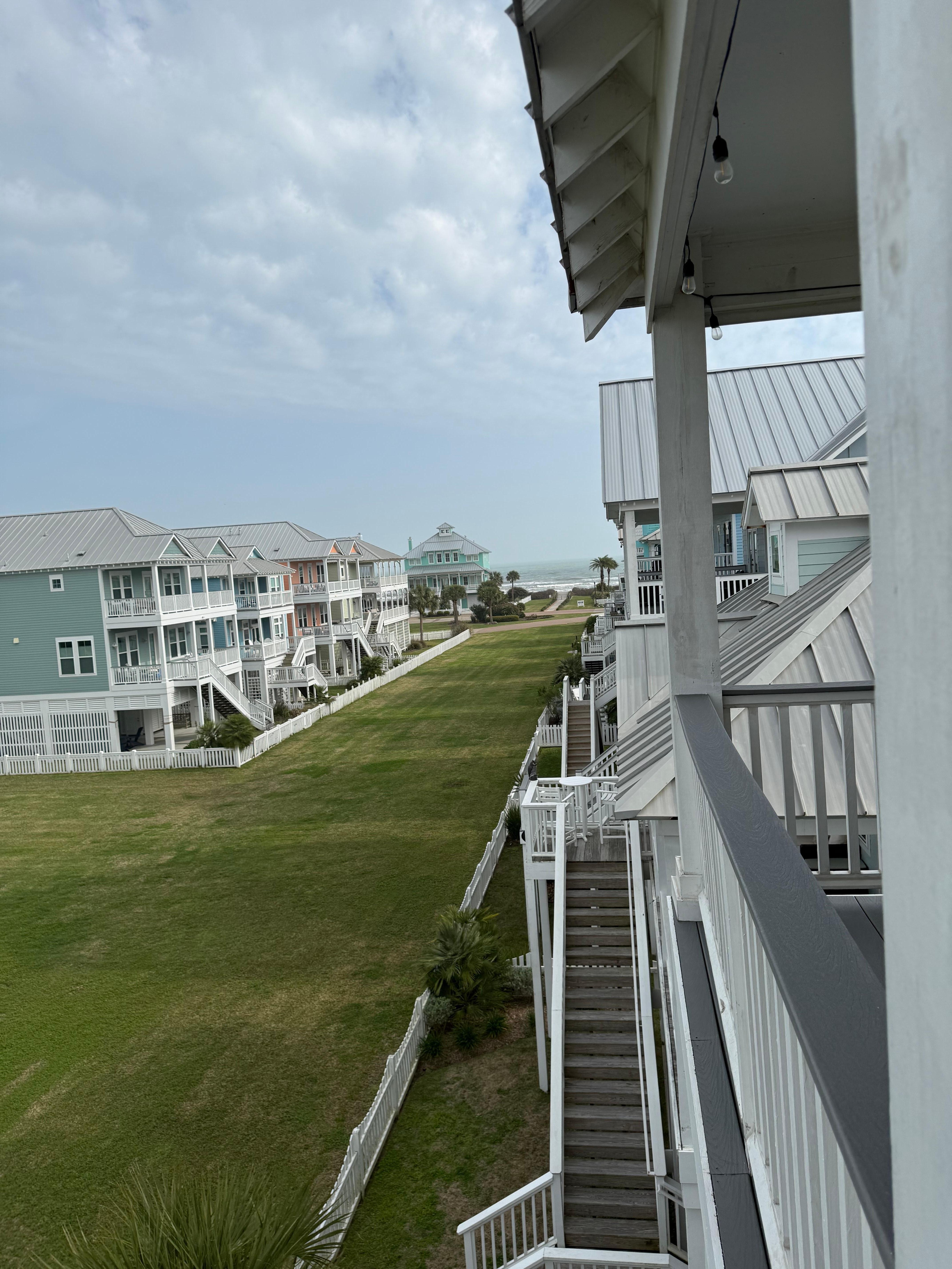Ocean view from the top floor