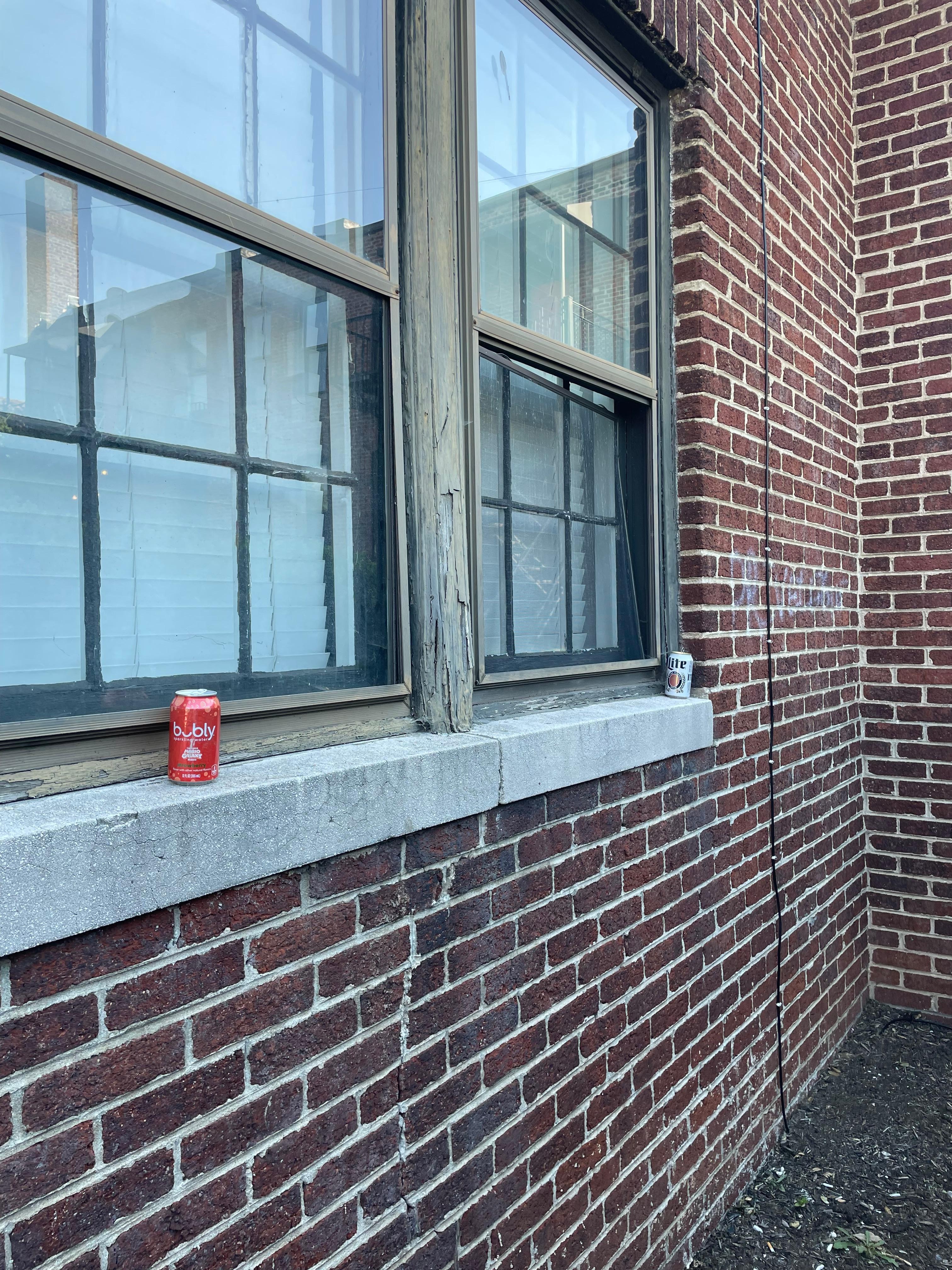 Littered exterior