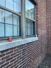 Littered exterior