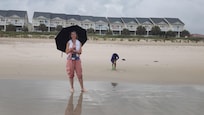 View of the house from the beach