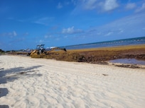 The beach is an extreme let down and not the resorts fault, the seaweed smell is very strong and not nice