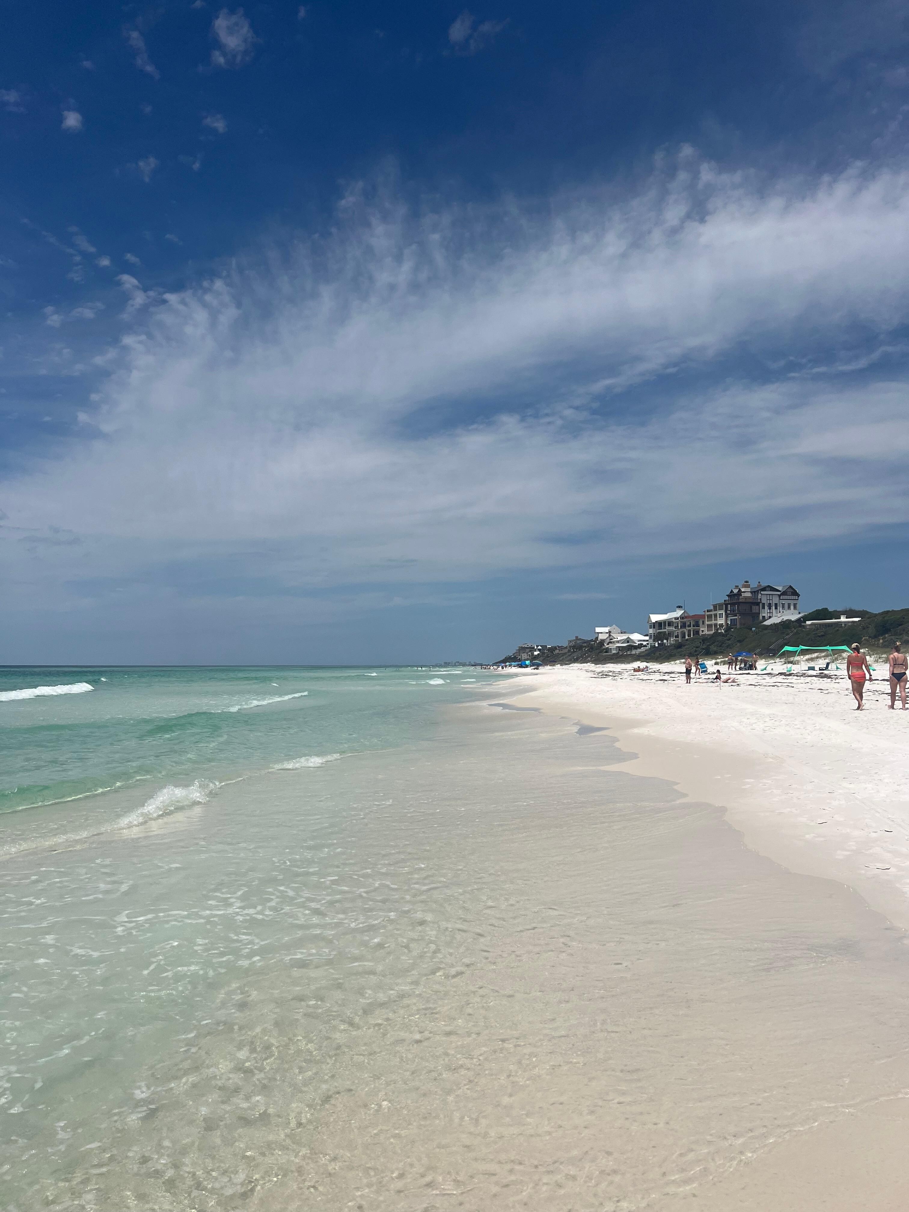 Calm beach day