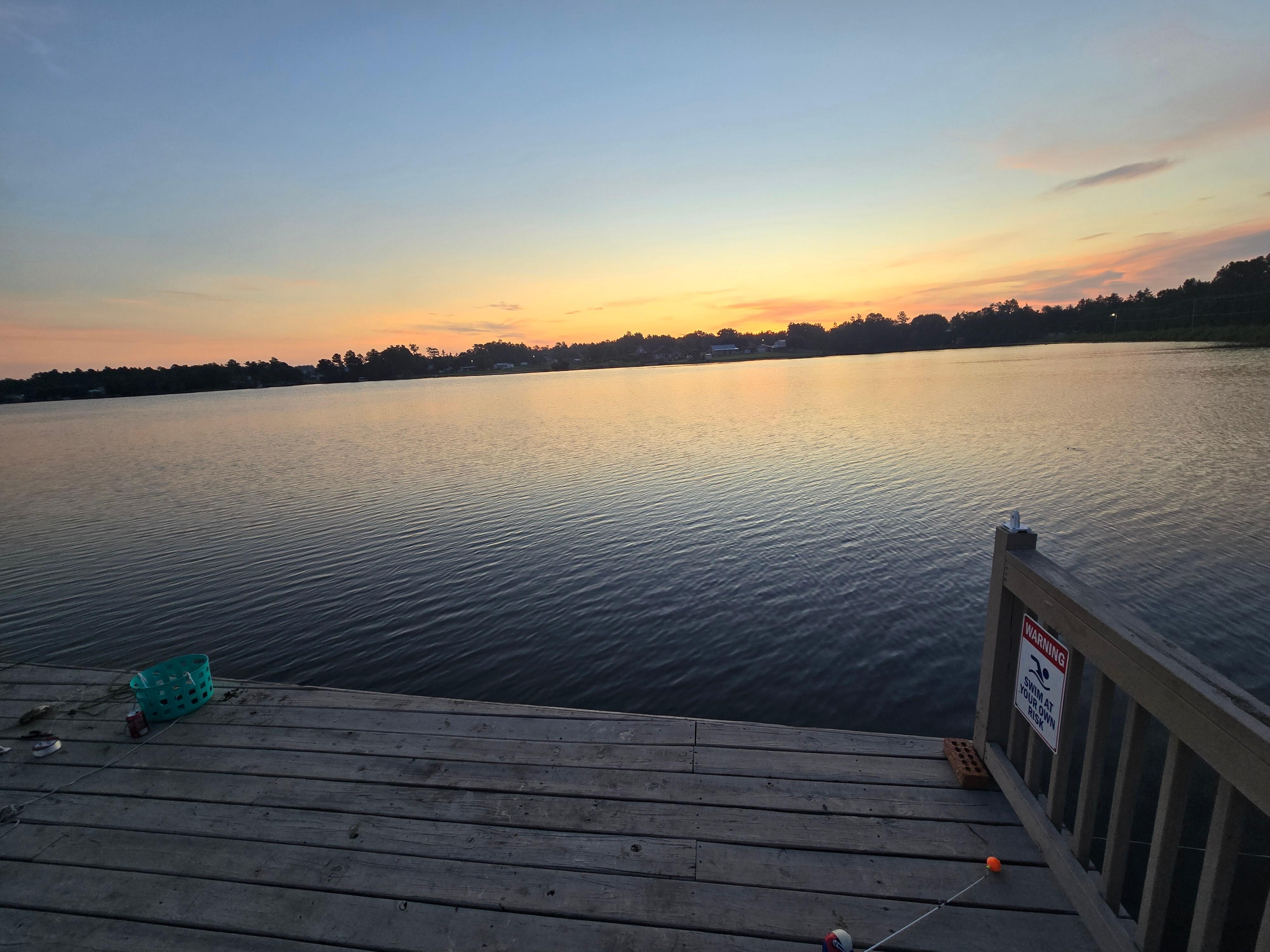 View of lake from dock