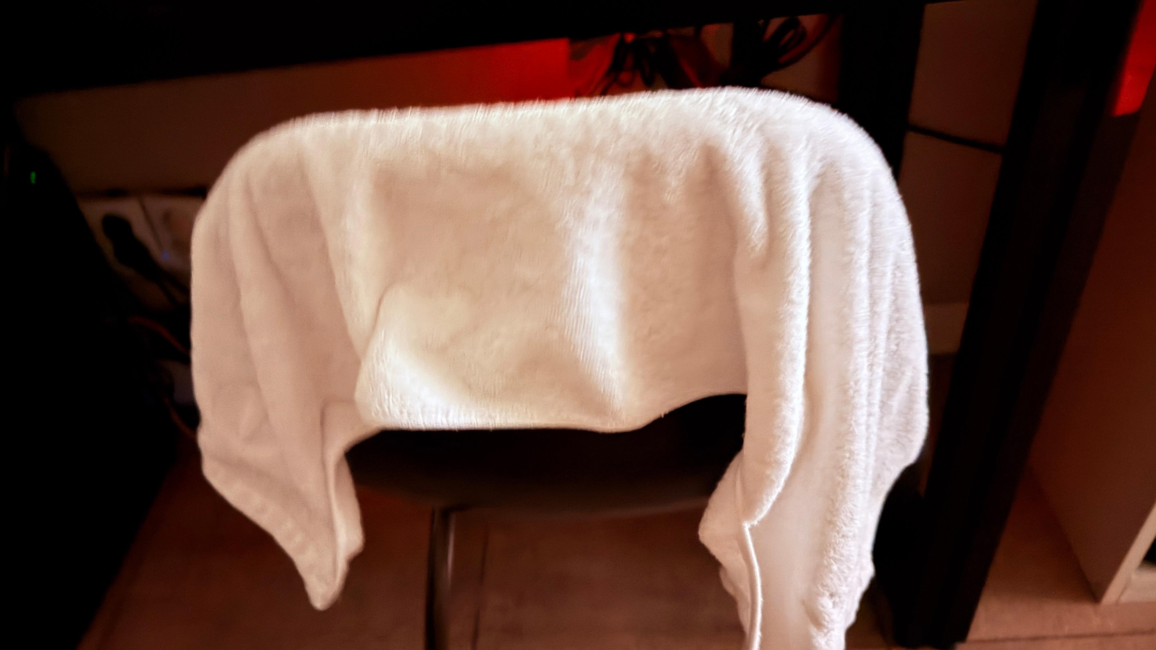 Floor mat size bath towel, with stains and yellowish, same with the bedsheet. Seems motel standard for those who want to have some fun!!!!???