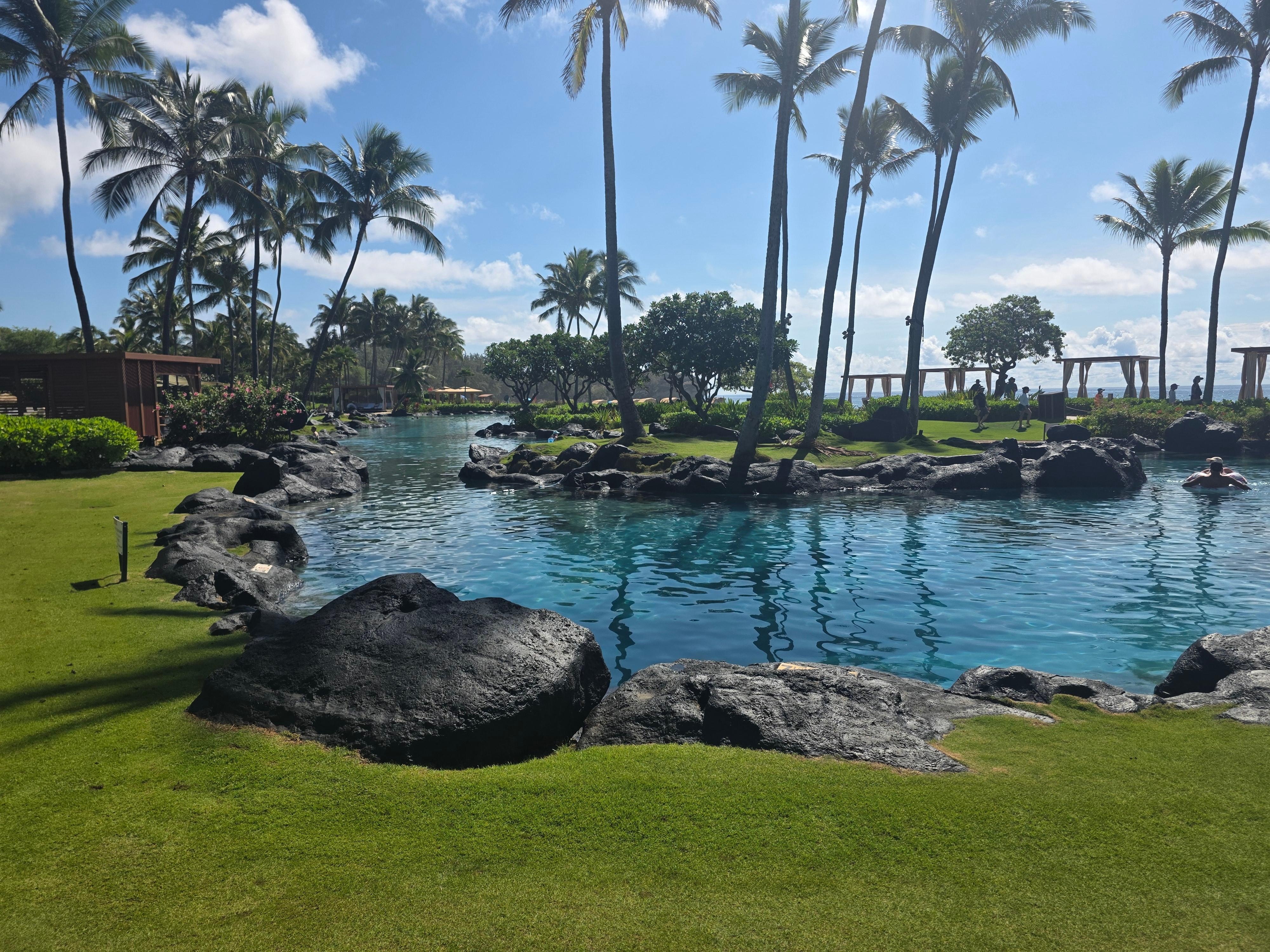Ocean lagoon for swimming 