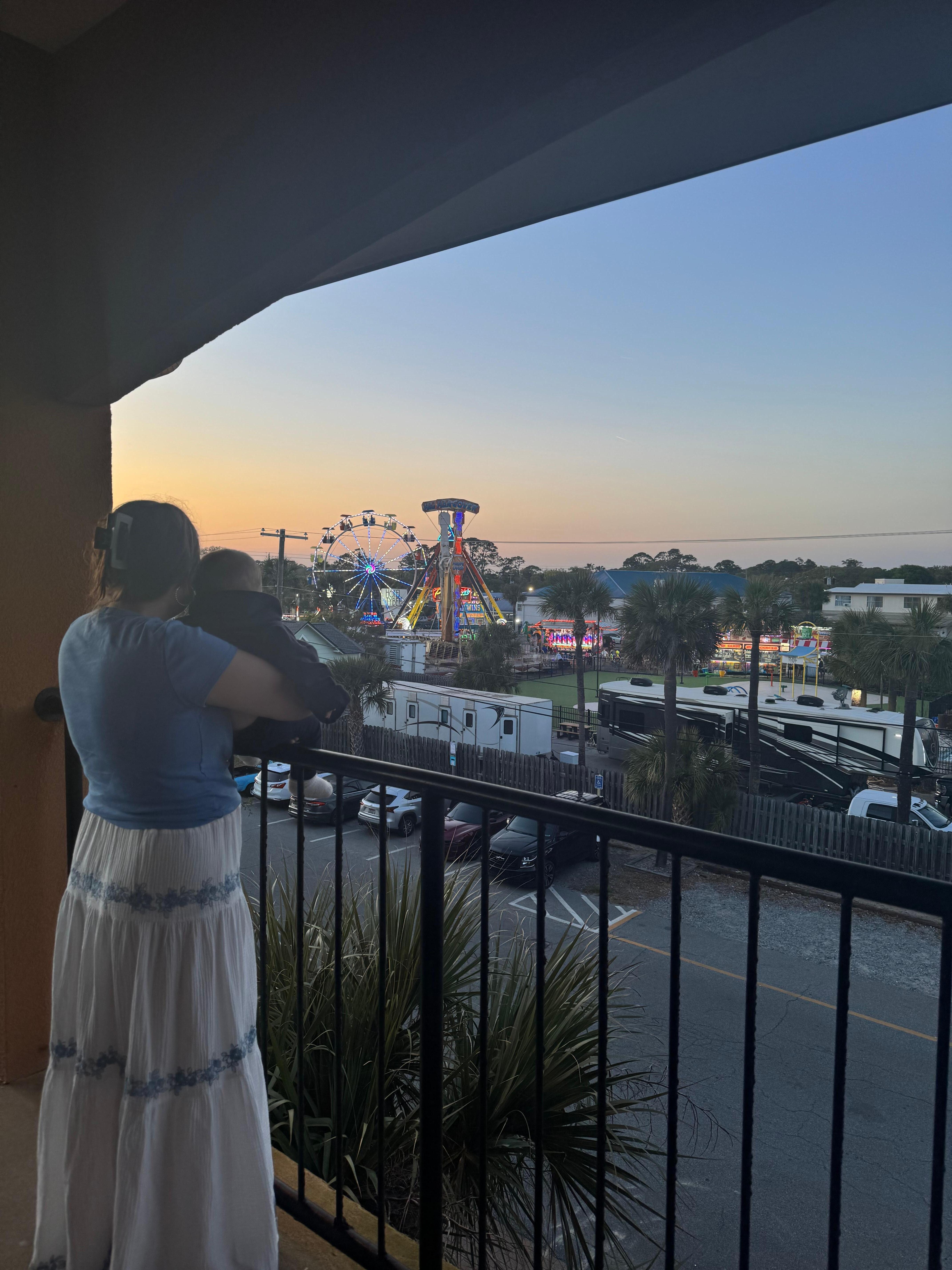 View from balcony across from property 