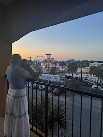 View from balcony across from property