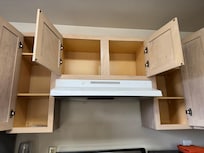 Mostly empty cabinets