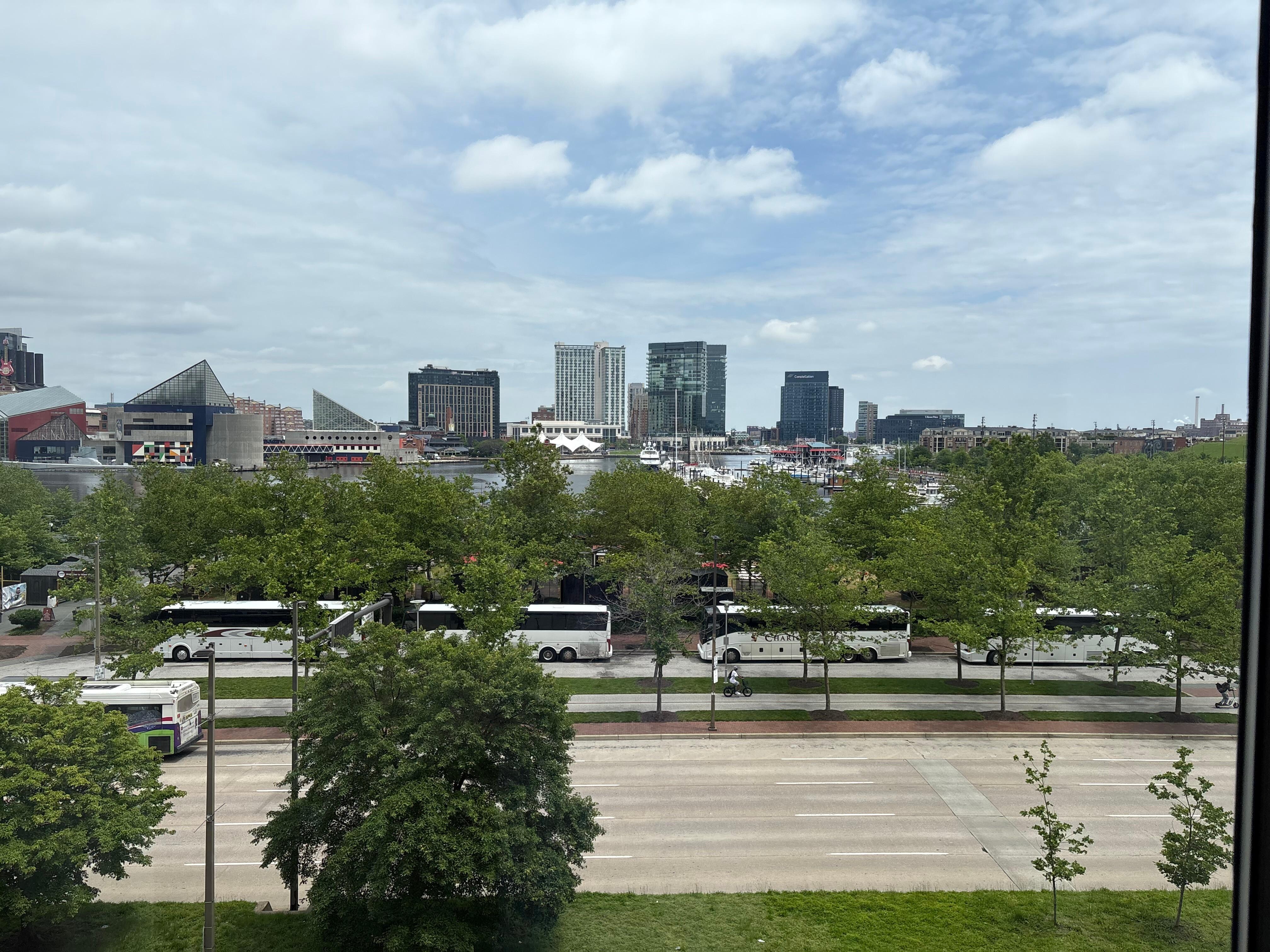 View from our room. 