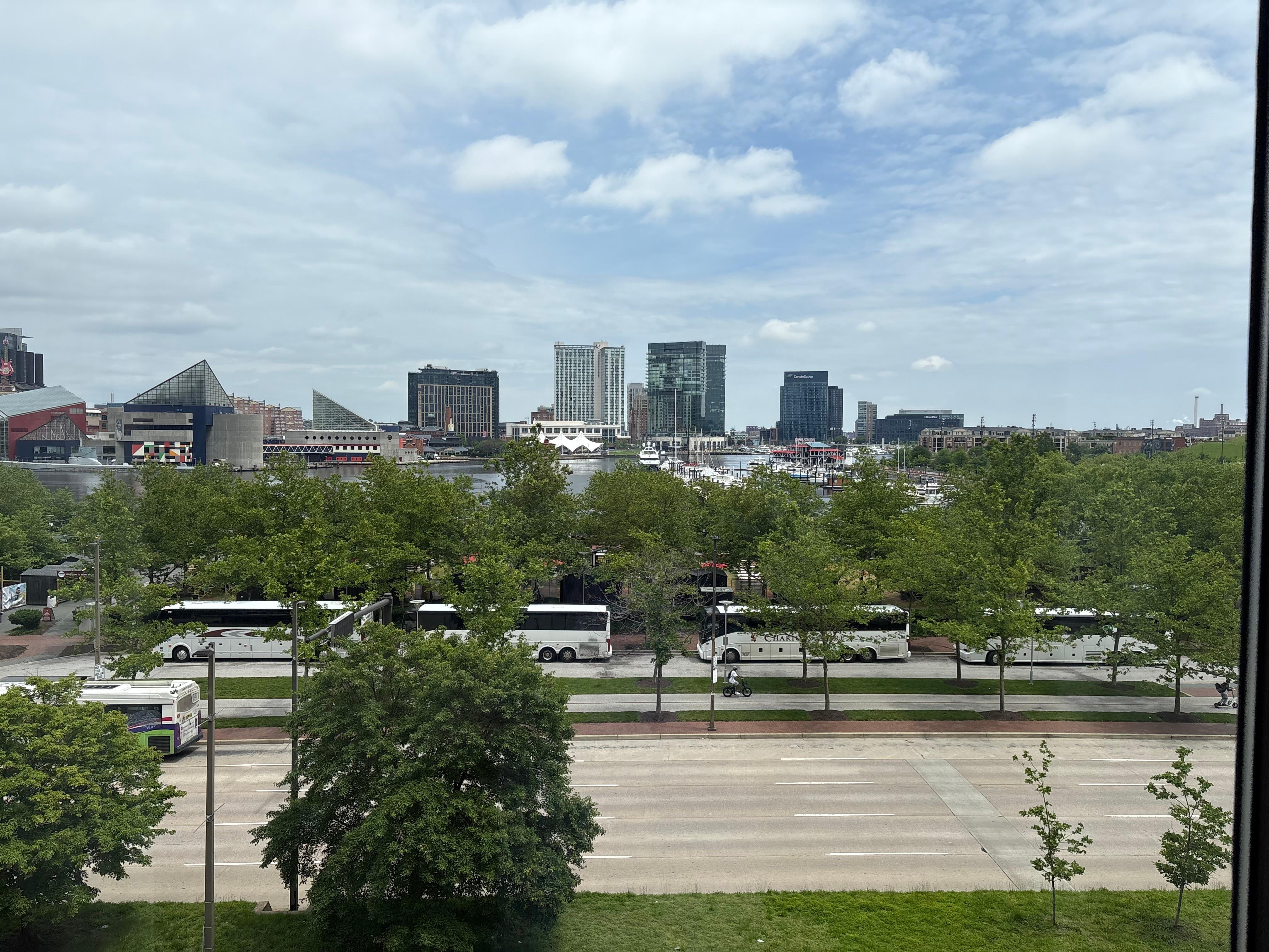 View from our room.
