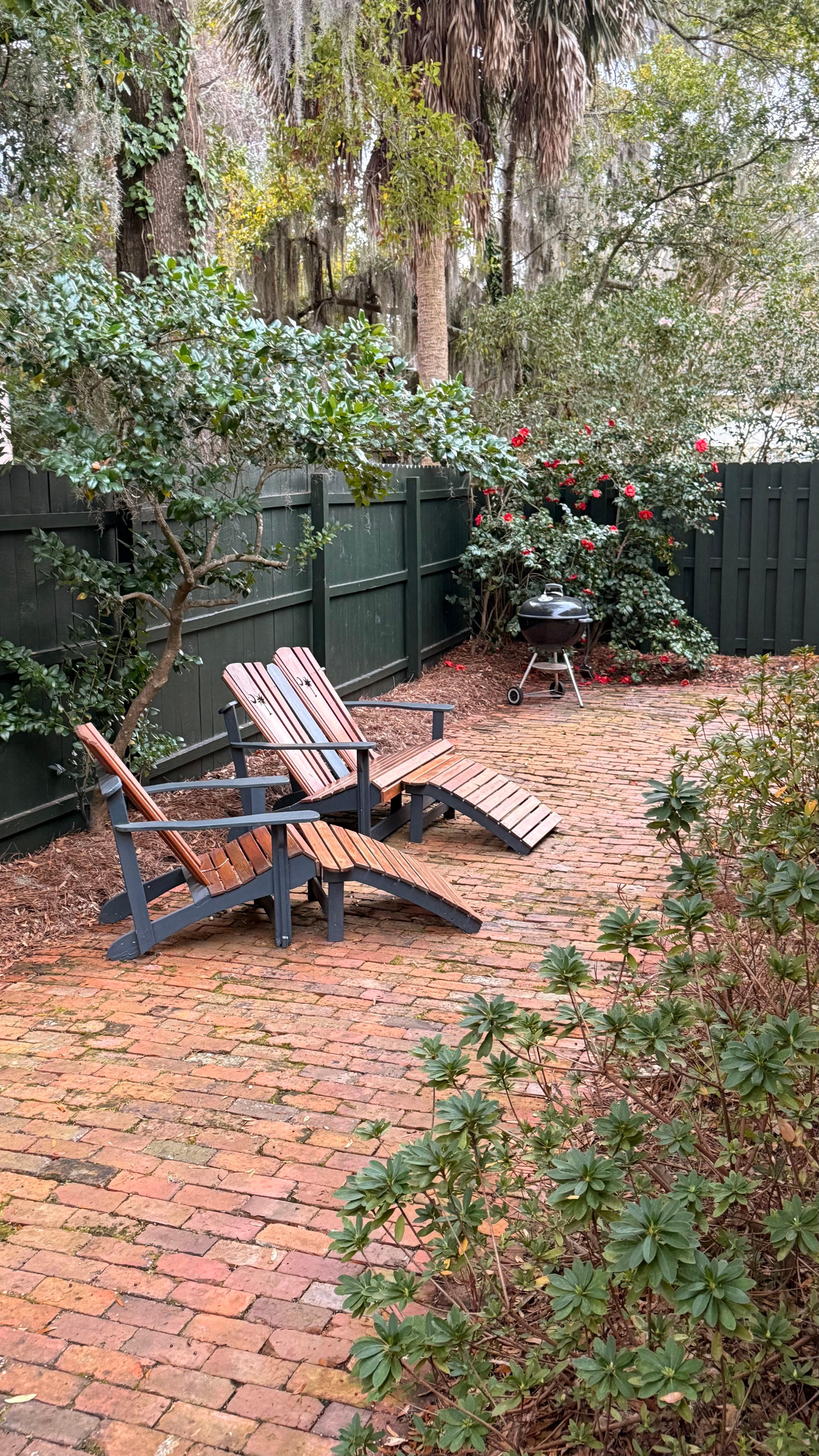 Outside garden area