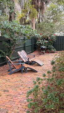 Outside garden area