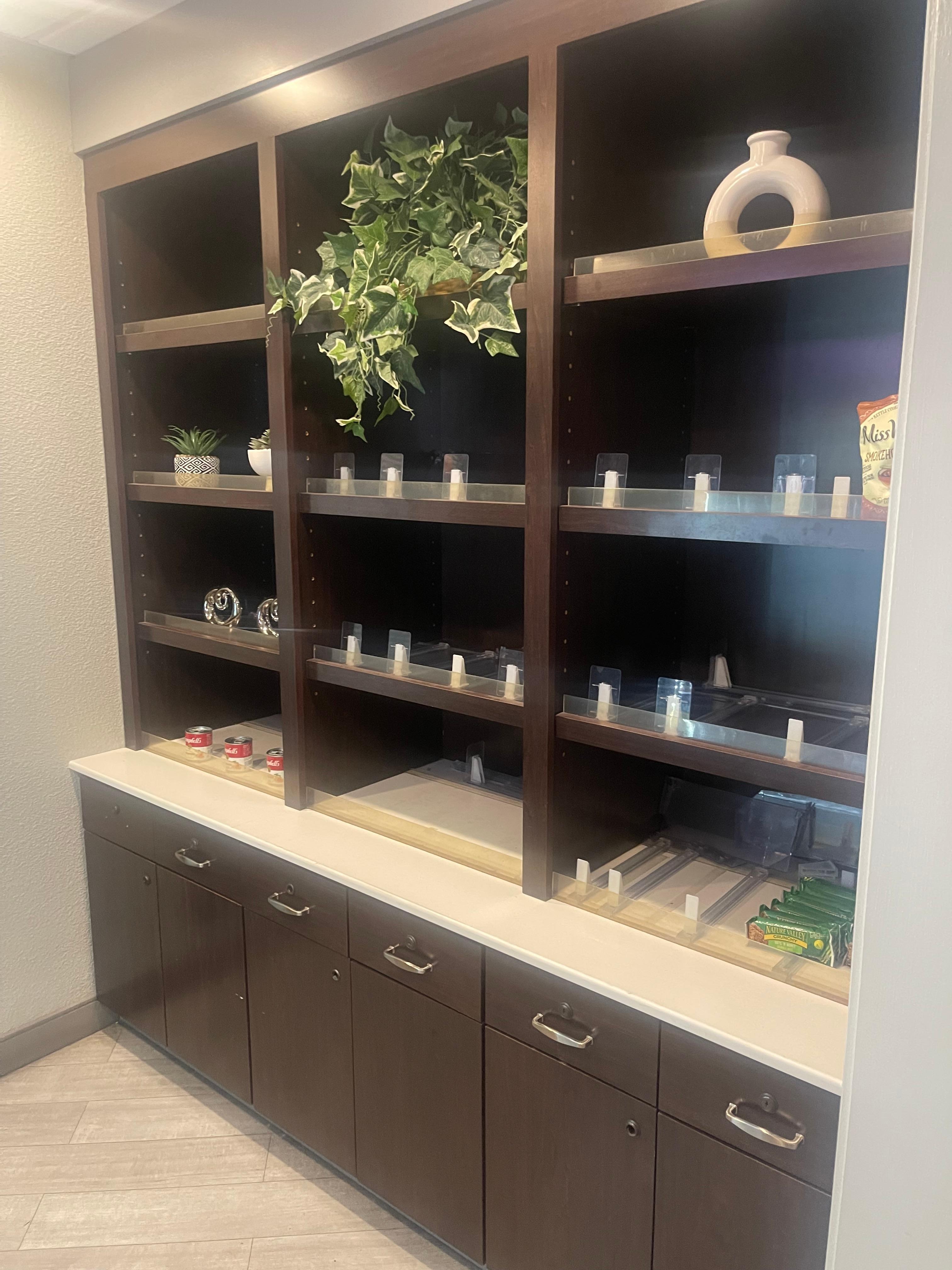 This is the snack room 