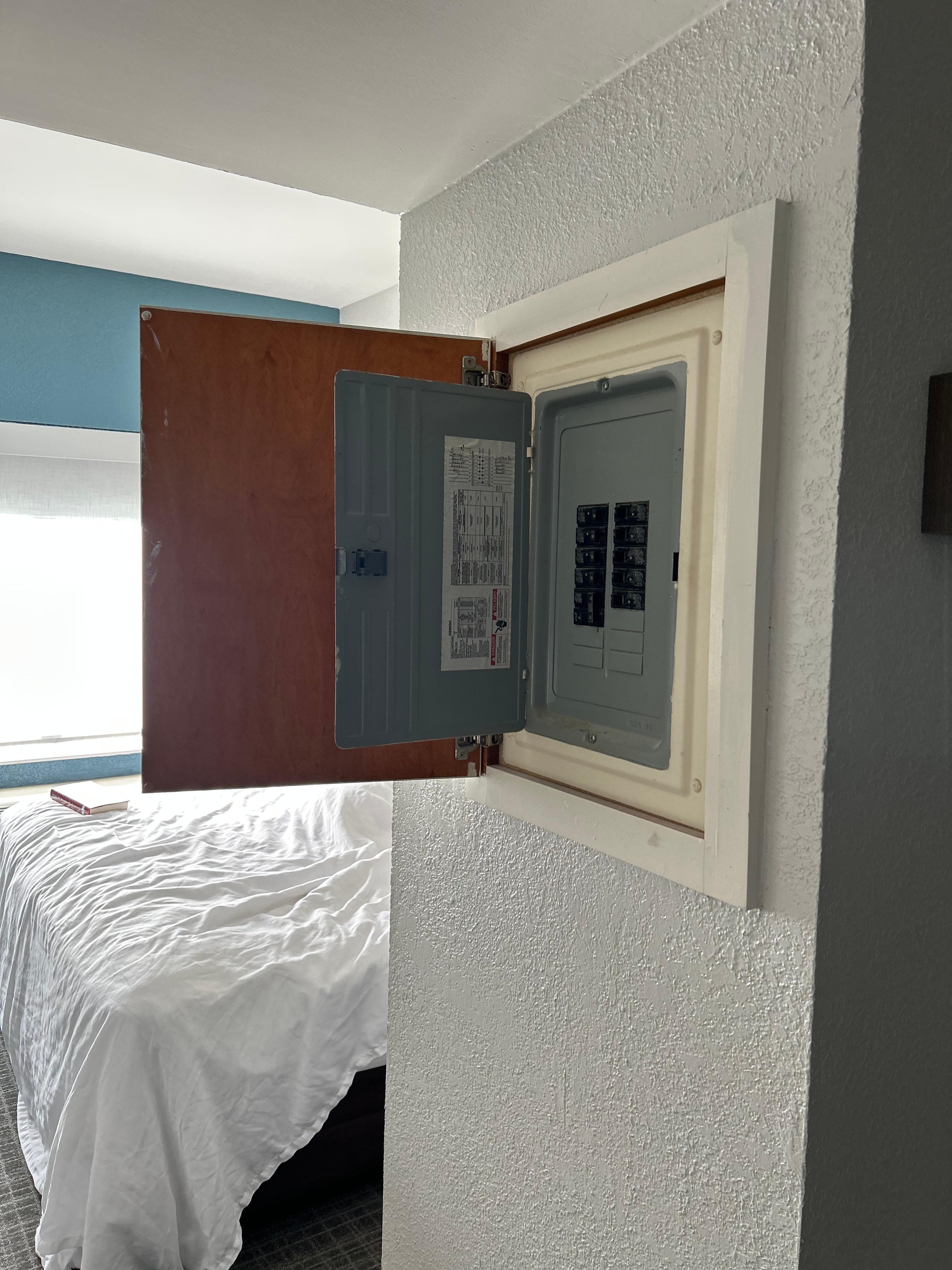 Fusebox in the middle of the room
