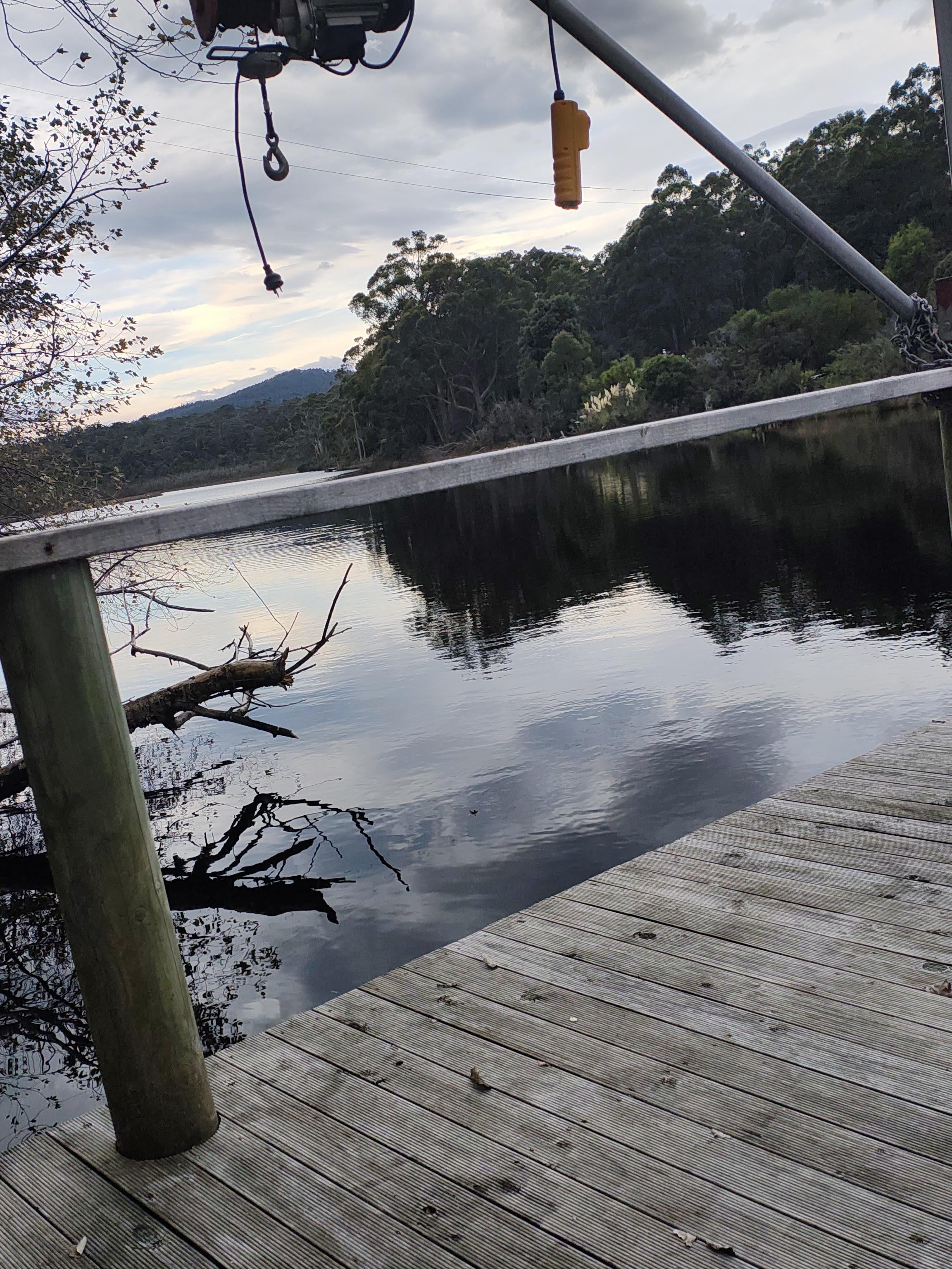 View from the jetty