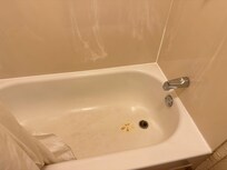 Needs resurfacing bath tub