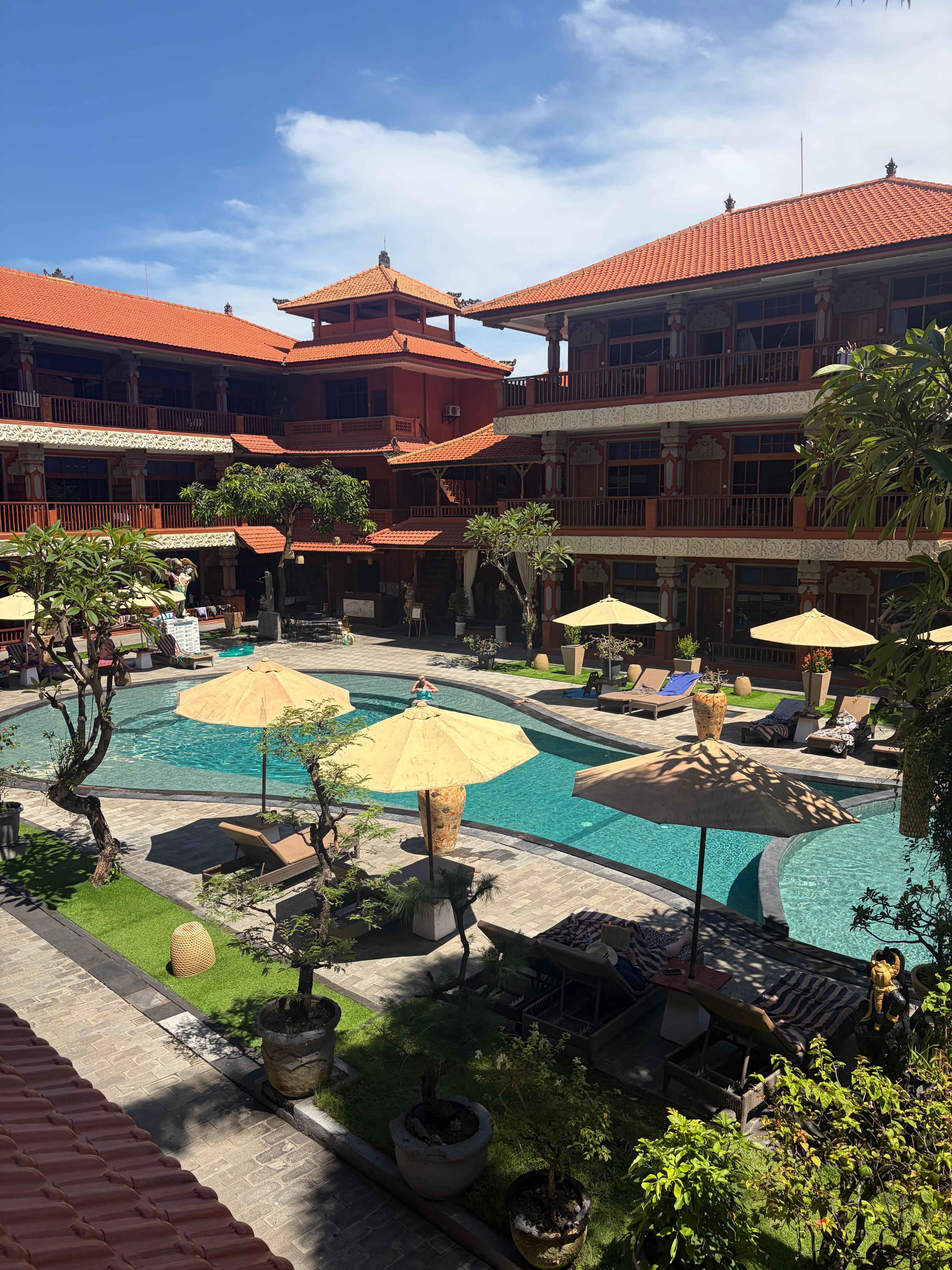 View from our balcony 