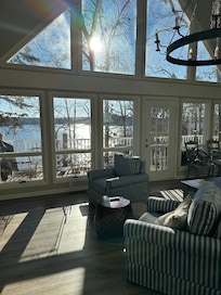 View in the morning from the main floor.