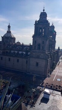 The view from the restaurant sixth floor