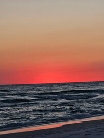 Every sunset is gorgeous from the comfortable balcony!