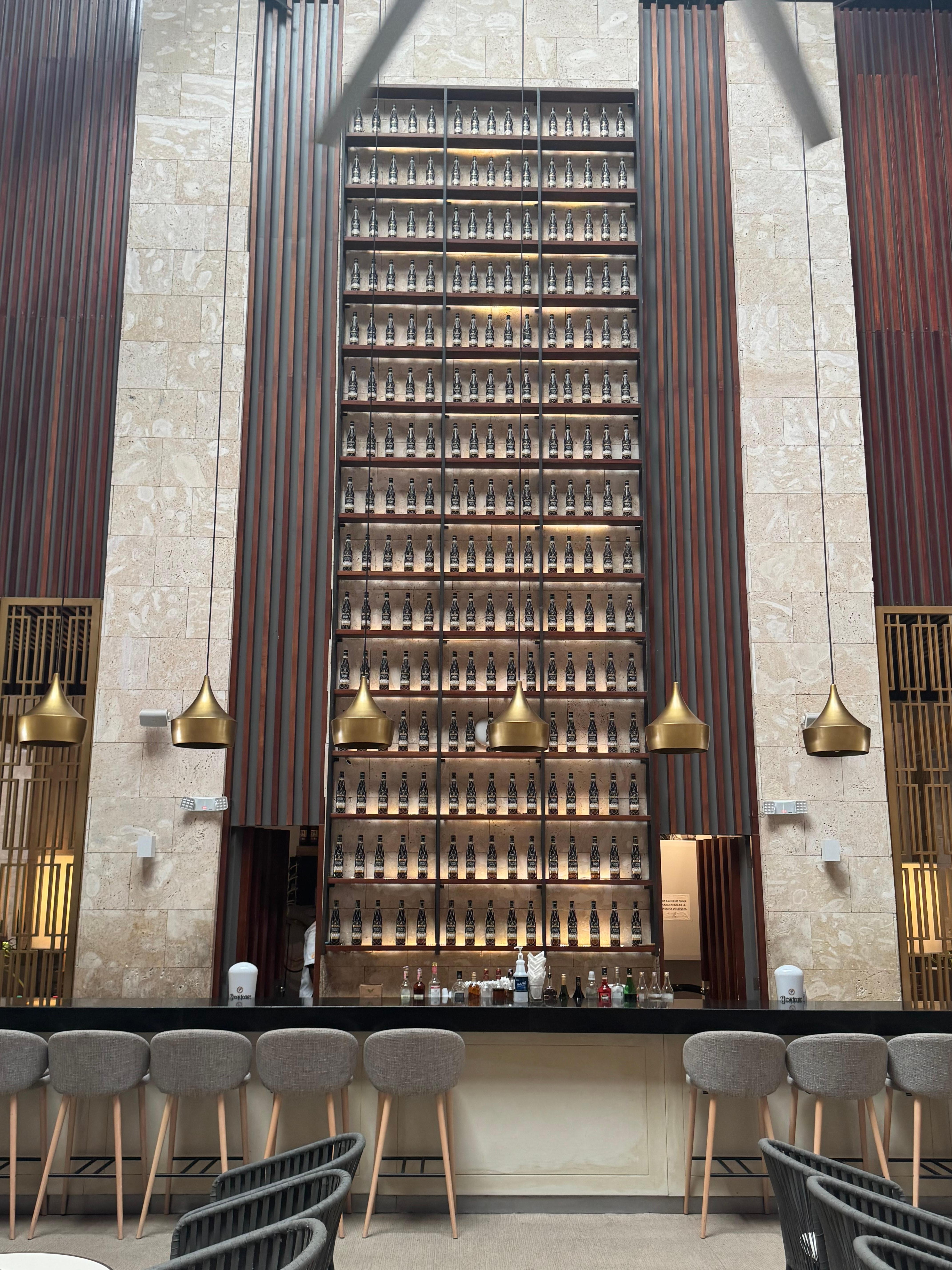 Bar close to reception