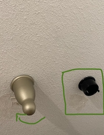 Toilet paper roll broken not fixed.