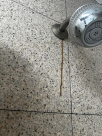 Stain in the shower hard