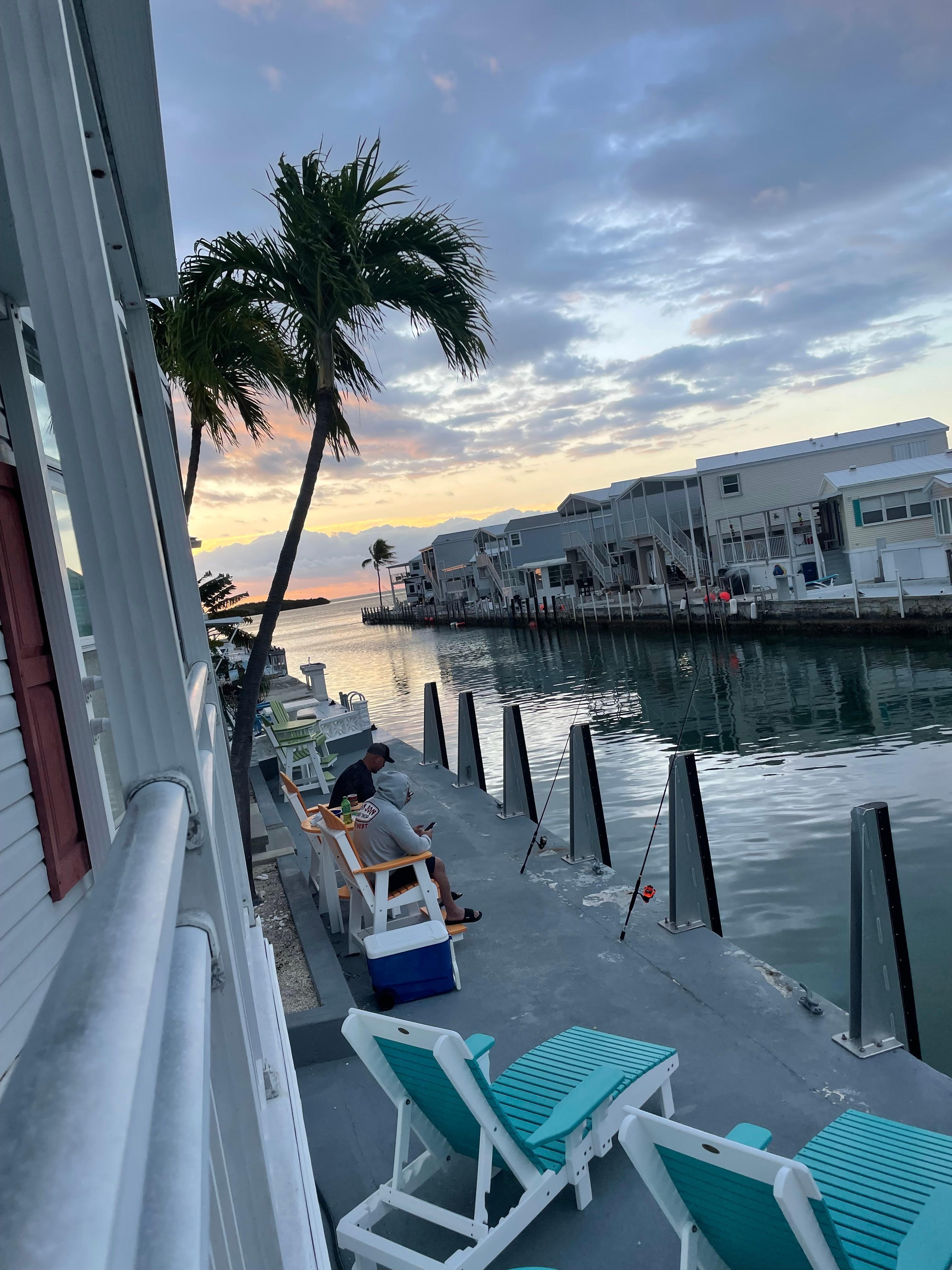 The sunrises right from the patio were beautiful!