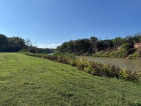 the Colorado River bank at this property