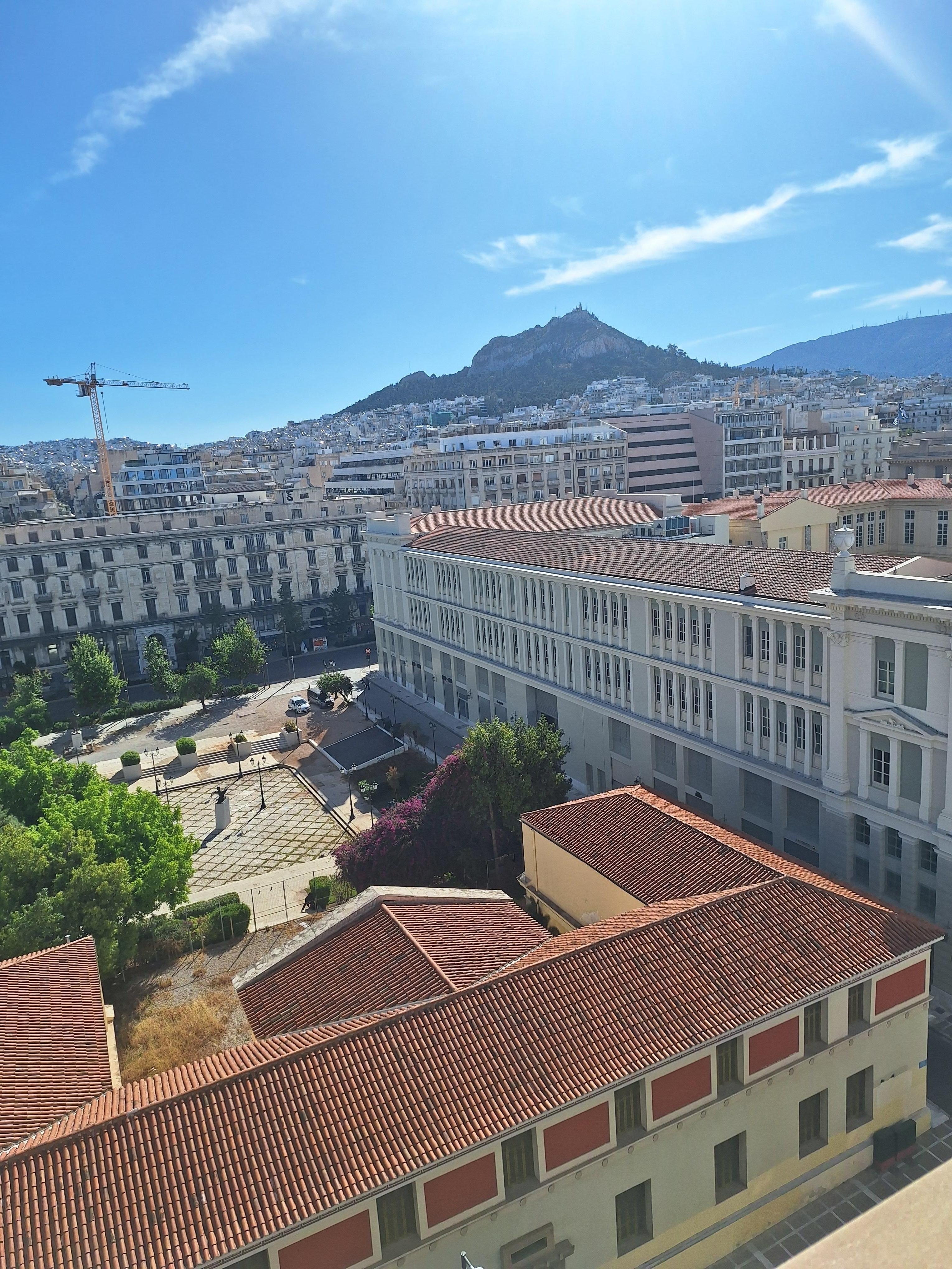 View of Lycavettus from room