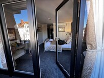 Rooms have a small balcony