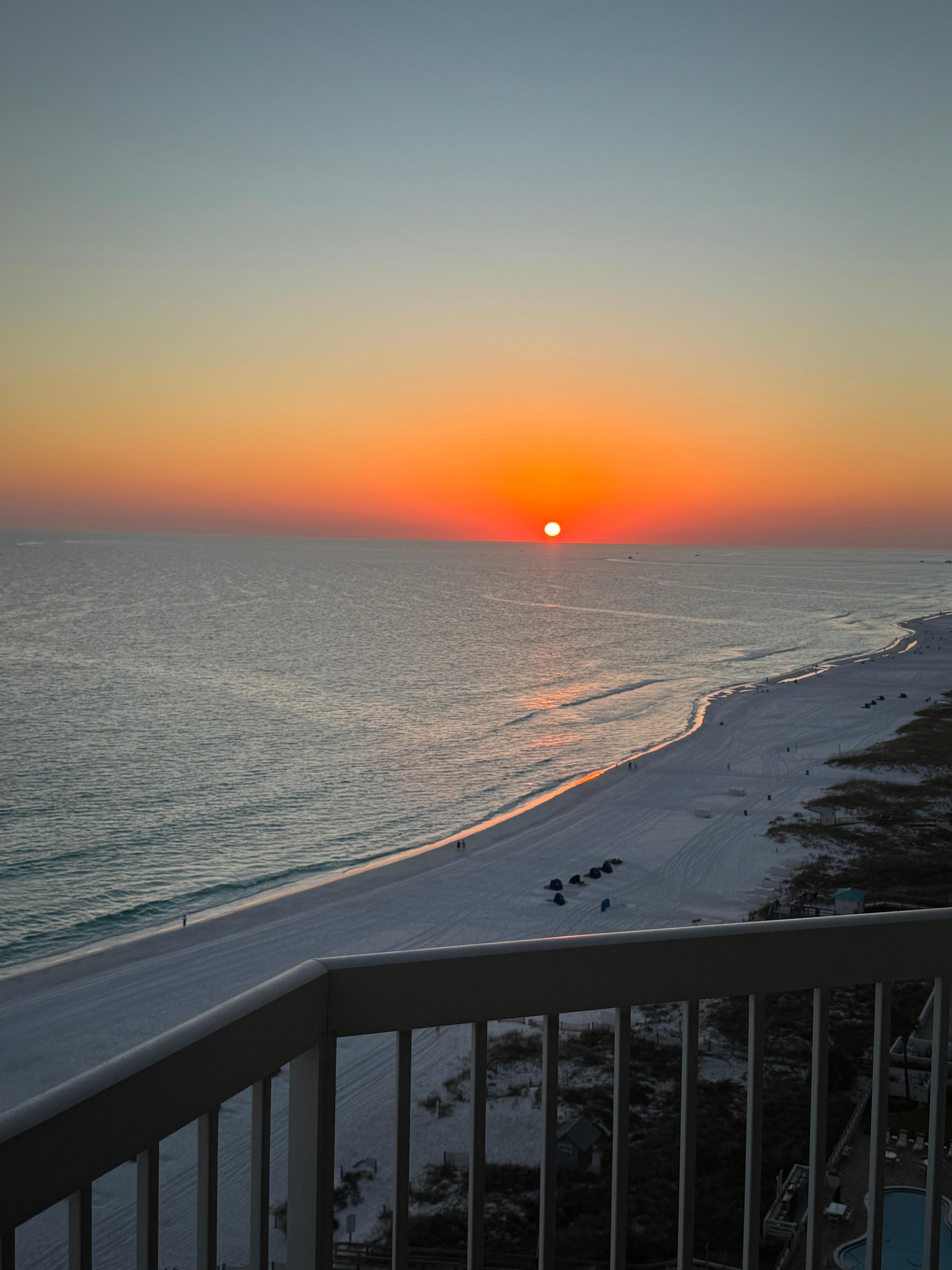 The most beautiful sunsets right off the patio!