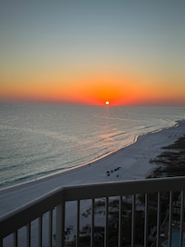 The most beautiful sunsets right off the patio!