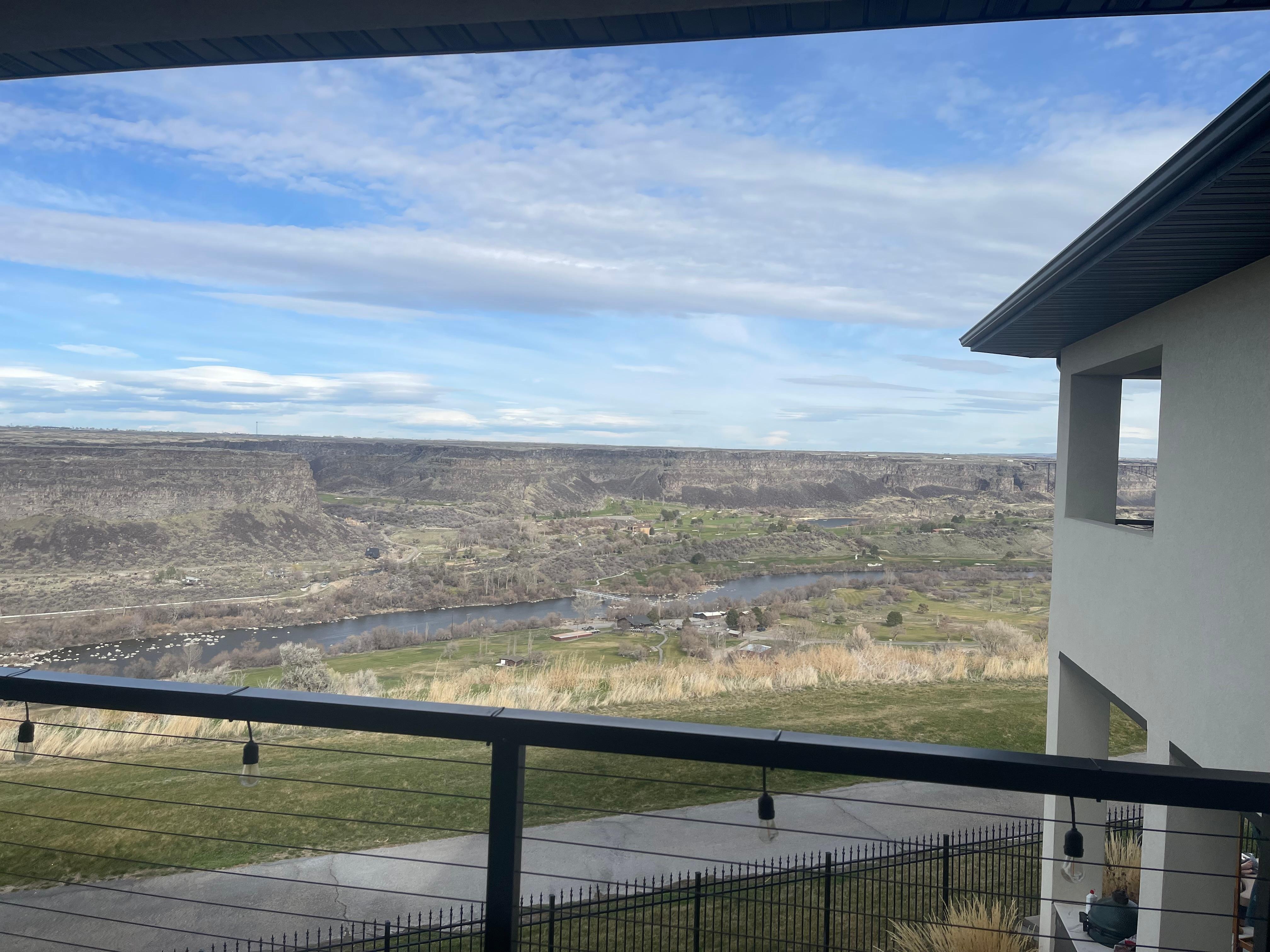 Afternoon view from balcony