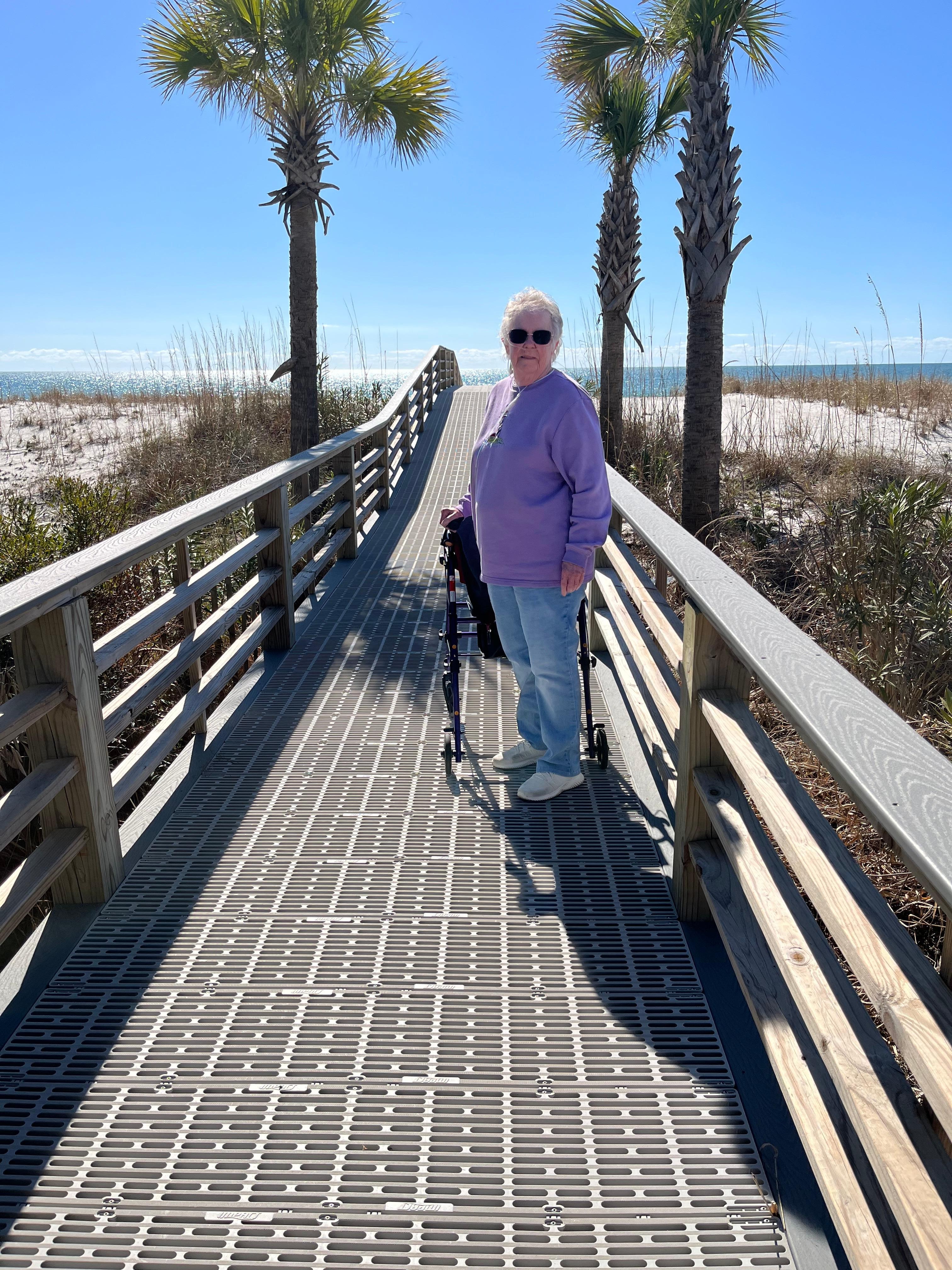 Boardwalk to beach
