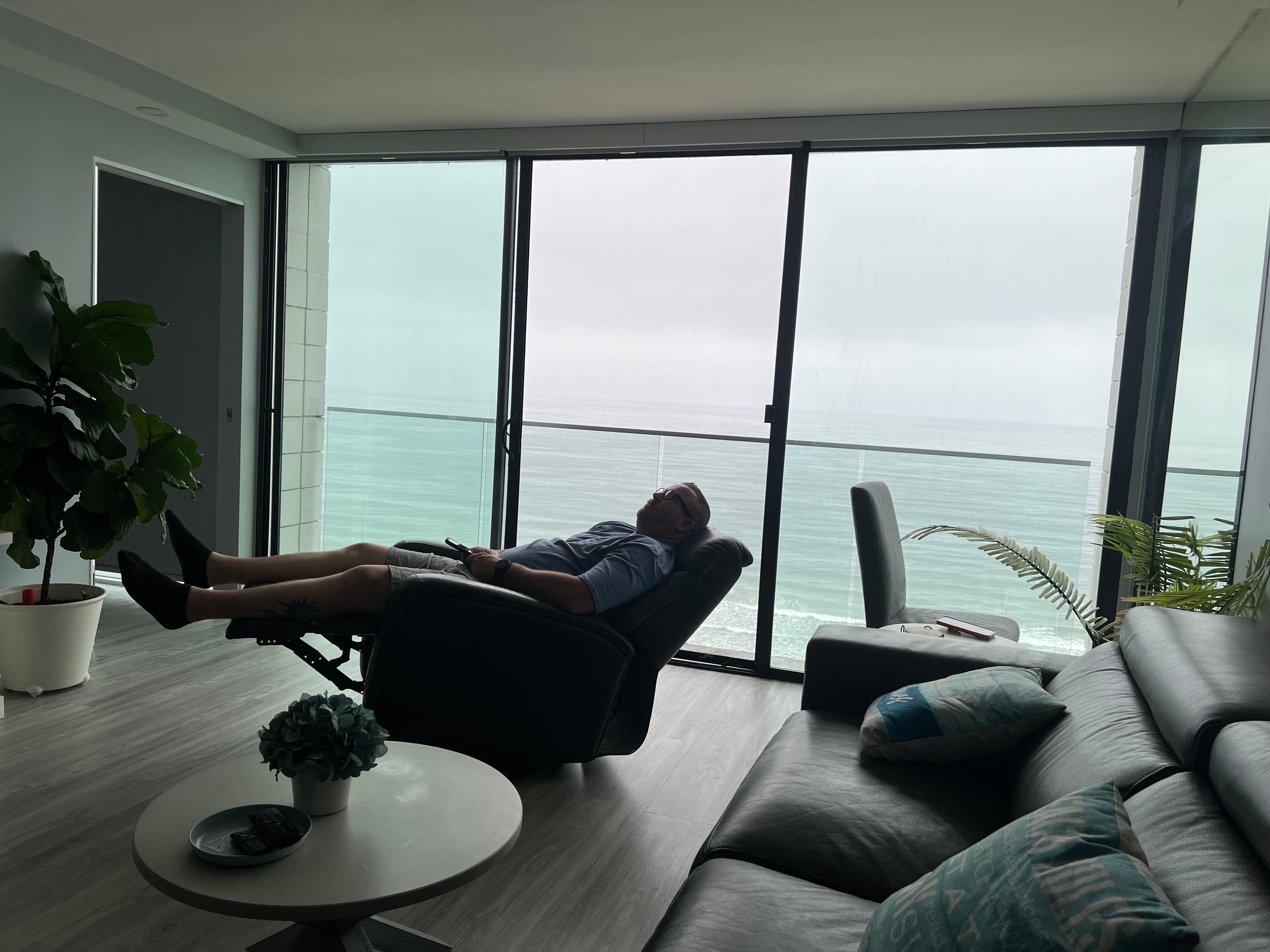 Everyone loved the recliners by the windows