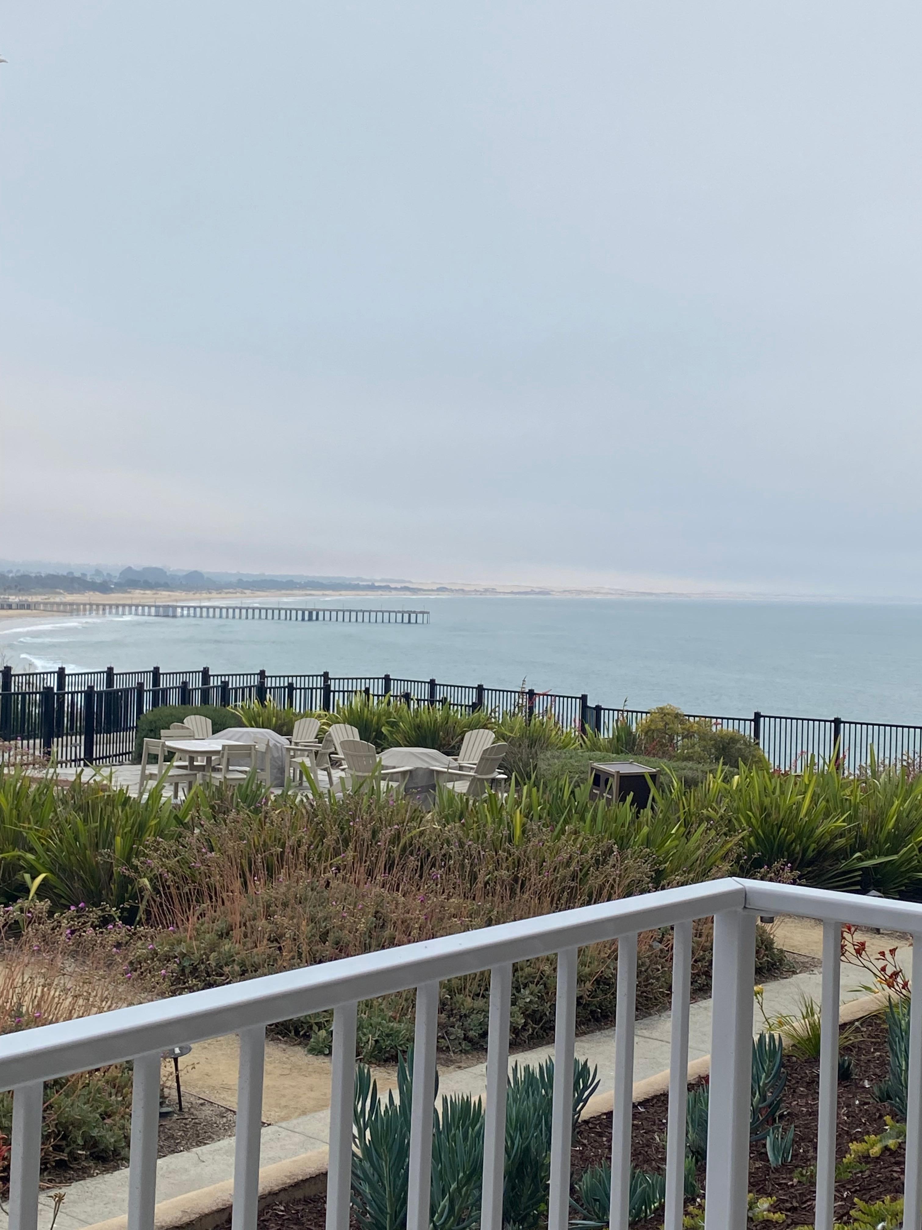 Looking out of our room