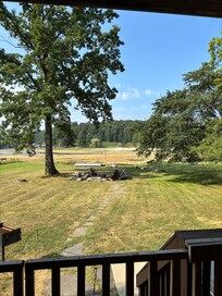View from gated porch