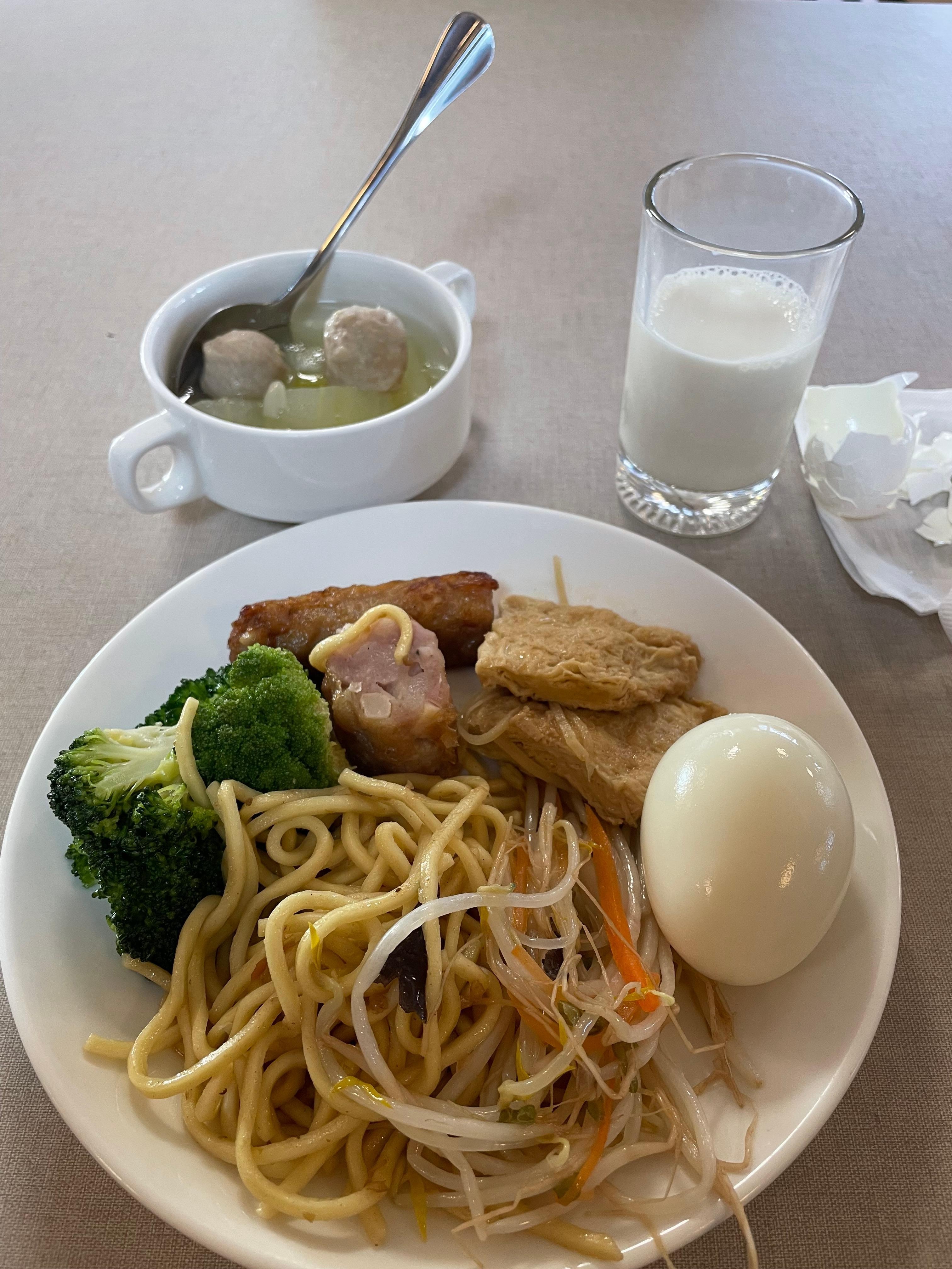 只有部分，希望熱食可以再多點選擇