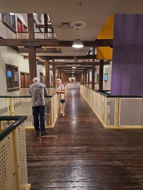 The rooms closest to this walking area was cold and noisy. The rooms opposite side of suite were fine.