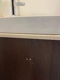 No toilet paper holder