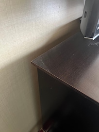 Dust on dresser