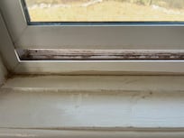 Window would not close because of dirt