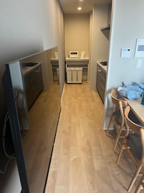 View towards the kitchen area. Everything we needed was there (dishes, etc).